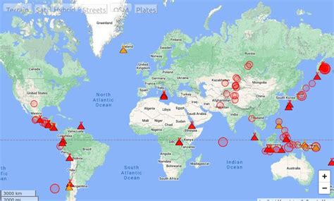 inactive volcanoes|list of currently erupting volcanoes.